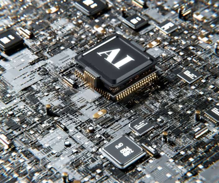 Image of AI as a computer chip